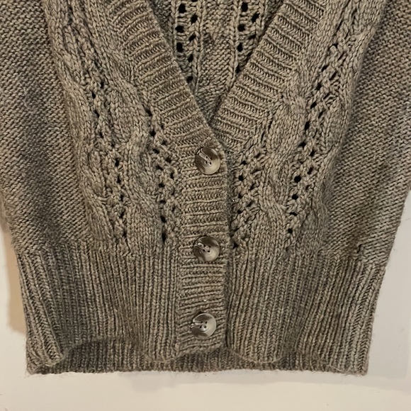 2/$25 Aeropostale Knit Cardigan with Hood Size Large - Picture 6 of 16
